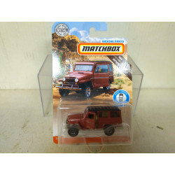 JEEP WILLYS WAGON 1962 DARK RED MOVING PARTS 1:64 MATCHBOX