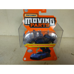 PAGANI HUAYRA ROADSTER BLUE MOVING PARTS 1:64 MATCHBOX