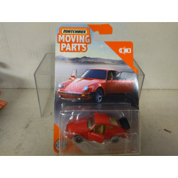 PORSCHE 911 TURBO 1980 RED MOVING PARTS 1:64 MATCHBOX