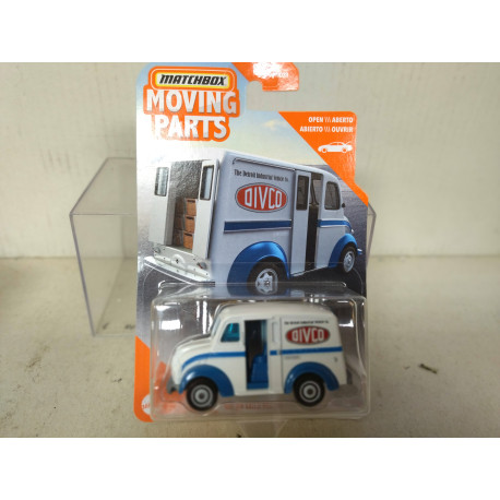 DIVCO BLUE/WHITE MOVING PARTS 1:64 MATCHBOX