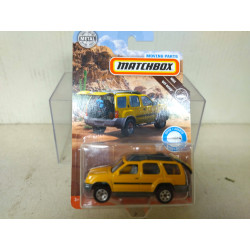 NISSAN X-TERRA 2000 YELLOW MOVING PARTS 1:64 MATCHBOX