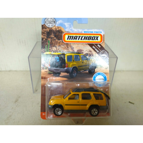 NISSAN X-TERRA 2000 YELLOW MOVING PARTS 1:64 MATCHBOX
