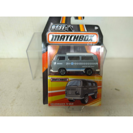 VOLKSWAGEN T2 BUS SERVICE AND PARTS VW BEST OF 1:64 MATCHBOX
