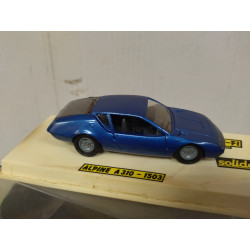 ALPINE A310 BLUE 1:43 SOLIDO 1503 BOX