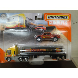 BADLANDER + CABOVER TANKER DRAGON SLAYER CONVOYS 1:64 MATCHBOX