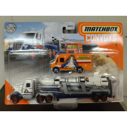 EXPRESS DELIVERY + LONESTAR CAB ROCKET TRAILERCONVOYS 1:64 MATCHBOX