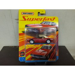 DODGE CHALLENGER 1974 RED SUPERFAST n02 1:64 MATCHBOX