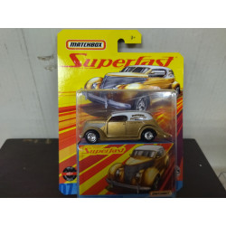 FORD SEDAN 1936 CUSTOM GOLD SUPERFAST n07 1:64 MATCHBOX