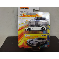CHEVROLET CORVETTE C7 2016 STINGRAY 50TH ANNIV SUPERFAST n06 1:64 MATCHBOX