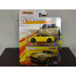 HONDA S2000 2004 YELLOW 50TH ANNIV SUPERFAST n05 1:64 MATCHBOX