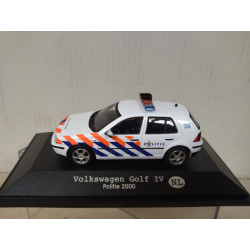 VOLKSWAGEN GOLF 4 2000 POLITIE POLICE NL 1:43 FABBRI BLISTER OPEN