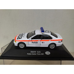 BMW E39 525 2001 TICINO POLICE CH 1:43 FABBRI BLISTER OPEN