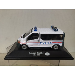 RENAULT TRAFIC 2003 POLICE FRANCE 1:43 FABBRI BLISTER OPEN