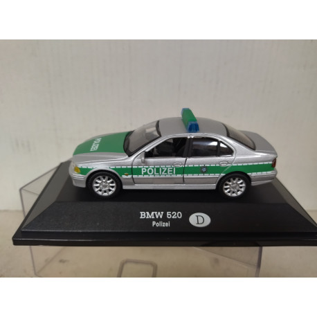 BMW E39 520 POLIZEI POLICE GERMANY 1:43 FABBRI BLISTER OPEN