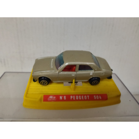 PEUGEOT 504 CHAMPAGNE n6 1:64 GUISVAL BOX PEANA ROTA