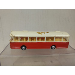 CHAUSSON AUTOBUS ROJO/BLANCO 1:87 H0 EKO VINTAGE SUCIO/DIRTY