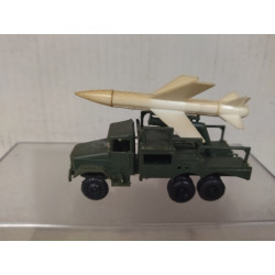 CAMION MILITAR LANZA COHETES 1:87 H0 EKO SUCIO/DIRTY