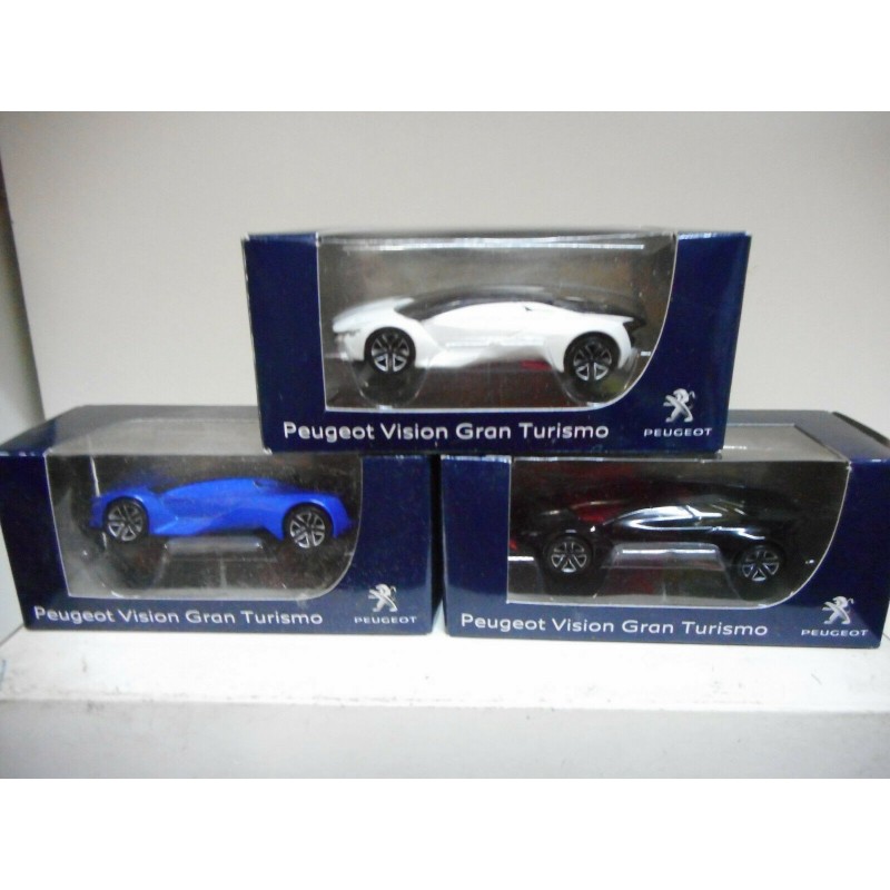 Miniature Voiture Norev Peugeot Gran Turismo GT Vision 2015 - 3 Pouces (7 Cm) - Neuves