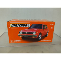 HONDA CIVIC 1976 MK.I CVCC RED 1:64 MATCHBOX BOX