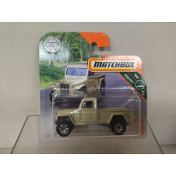 JEEP WILLYS PICKUP 4X4 1:64 MATCHBOX BOX