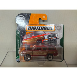 JEEP WAGONEER RED 1:64 MATCHBOX BOX