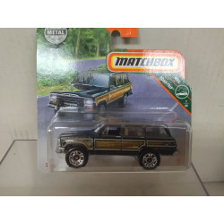 JEEP GRAND WAGONEER 1989 BROWN 1:64 MATCHBOX BOX