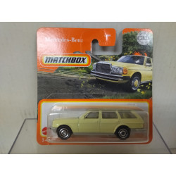 MERCEDES-BENZ W123 300 TE YELLOW 1:64 MATCHBOX