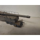VAGON PLATAFORMA CAÑON/GUN ARTESANAL REPINTADO 1:87 H0 SUCIO/DIRTY