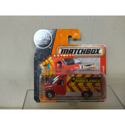 FORD F-350 AMBULANCE EMERGENCY 1:64 MATCHBOX