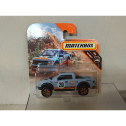 FORD F-150 2010 SVT RAPTOR GULF 1:64 MATCHBOX