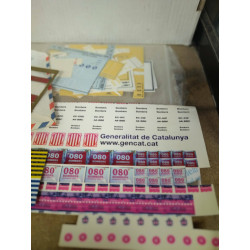 LOTE ADHESIVOS/CALCAS/DECALS MIX (3) DE TODO TIPO IDEAL MAQUETISTAS