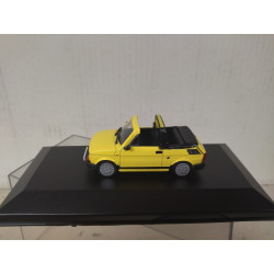 FIAT 126 (P POLSKI) CABRIOLET YELLOW 1:43 DeAGOSTINI IXO CAJA NO ORIGINAL