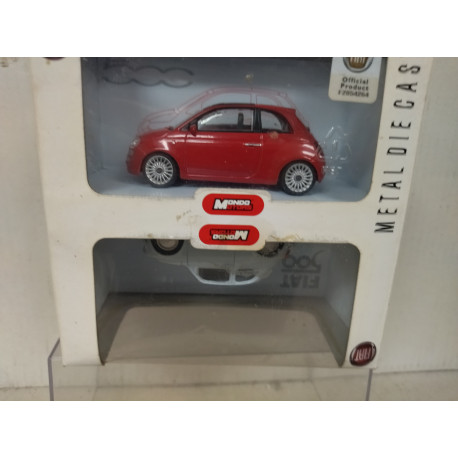 SET X 2 FIAT 500 NUOVA & NEW 1:43 MONDO MOTORS