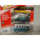 VOLKSWAGEN T1 SAMBA BUS GREEN/WHITE CLASSIC GOLD 1:64 JOHNNY LIGHTNING