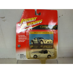 DODGE VIPER 1996 R/T WHITE CLASSIC GOLD 1:64 JOHNNY LIGHTNING