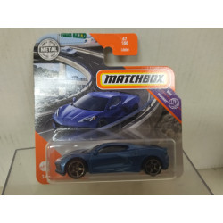CHEVROLET CORVETTE C8 2020 BLUE 1:64 MATCHBOX