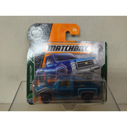 CHEVROLET STEPSIDE 1975 PICKUP BLUE 1:64 MATCHBOX