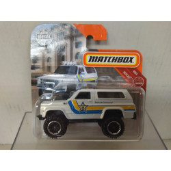 CHEVROLET BLAZER 1989 4X4 SERVICE TO COMMUNITY 1:64 MATCHBOX