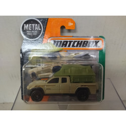 TOYOTA TACOMA 2016 ( HILUX ) PICKUP CAMPER BEIGE 1:64 MATCHBOX