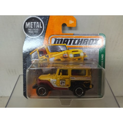 TOYOTA FJ40 LAND CRUISER YELLOW n54 1:64 MATCHBOX