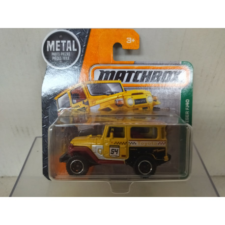 TOYOTA FJ40 LAND CRUISER YELLOW n54 1:64 MATCHBOX
