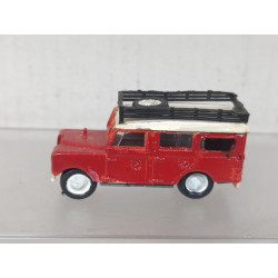 LAND ROVER 109 REPINTADO BOMBEROS 1:87 H0 EKO SUCIO/DIRTY