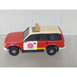 TOYOTA LAND CRUISER REPINTADO BOMBEROS 080 1:87 KENTOYS SUCIO/DIRTY