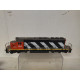 LOCOMOTORA 5243 ZEBRA NO FUNCIONA 1:87 H0 ATHEARN NO BOX/SUCIO/DESGUACE