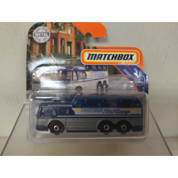 GMC SCENIC CRUISER 1955 AUTOBUS BLUE 1:64 MATCHBOX