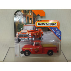 GMC STEPSIDE 1957 PICKUP RED 1:64 MATCHBOX