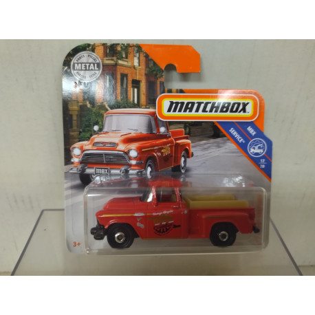 GMC STEPSIDE 1957 PICKUP RED 1:64 MATCHBOX