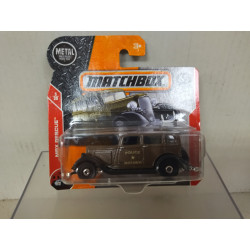 PLYMOUTH PC SEDAN 1933 POLICE 1:64 MATCHBOX