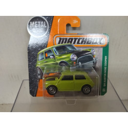 AUSTIN MINI COOPER 1964 GREEN/BLACK 1:64 MATCHBOX