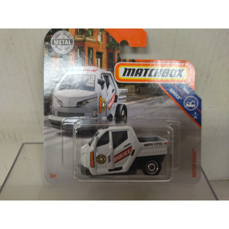 METER MADE POLICE TRICYCLE 1:64 MATCHBOX